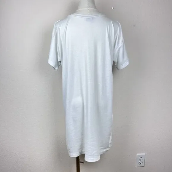 Vintage BJ Frog Sleep Shirt Womens Medium 80s Ducks Sailor Nautical Stripe Retro - Picture 11 of 11